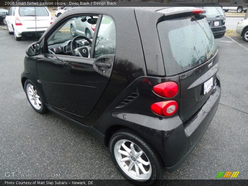 Deep Black / Design Black 2008 Smart fortwo passion coupe