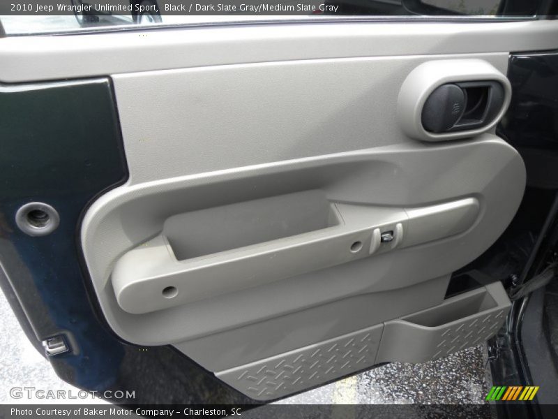 Black / Dark Slate Gray/Medium Slate Gray 2010 Jeep Wrangler Unlimited Sport
