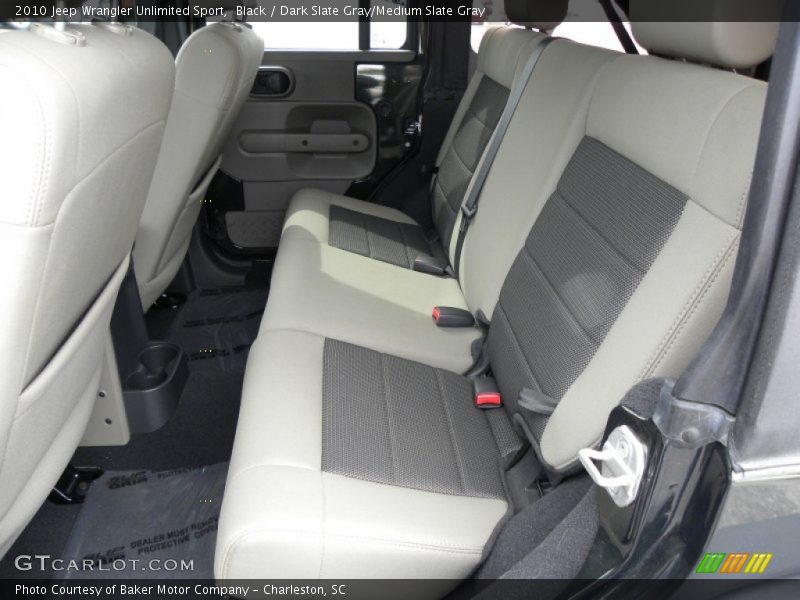 Black / Dark Slate Gray/Medium Slate Gray 2010 Jeep Wrangler Unlimited Sport