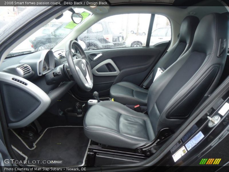 Front Seat of 2008 fortwo passion coupe