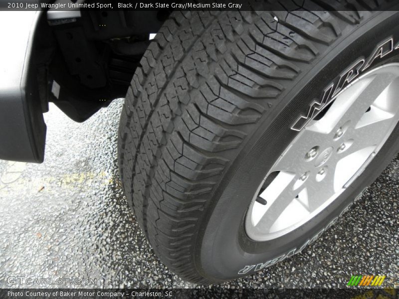 Black / Dark Slate Gray/Medium Slate Gray 2010 Jeep Wrangler Unlimited Sport
