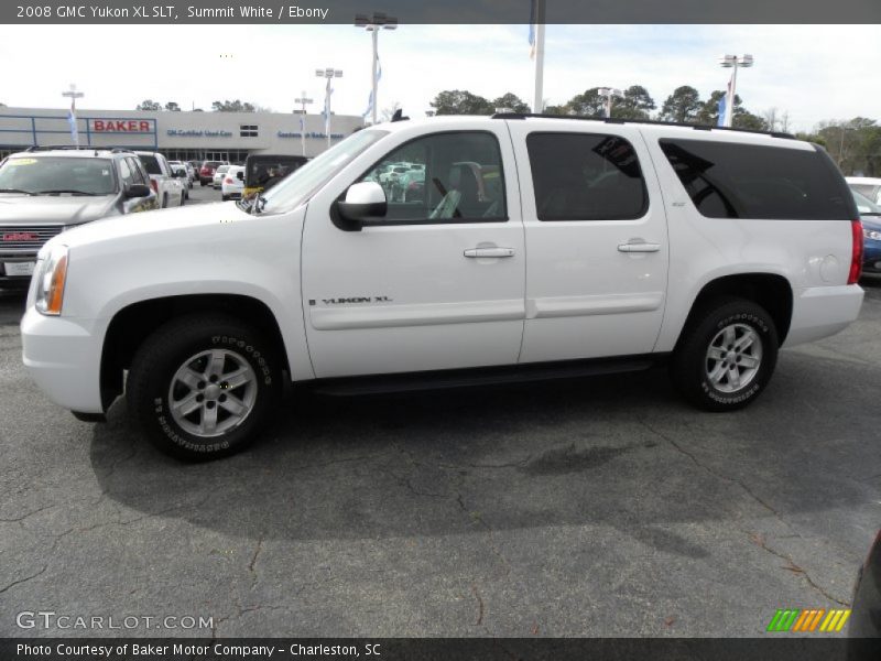 Summit White / Ebony 2008 GMC Yukon XL SLT