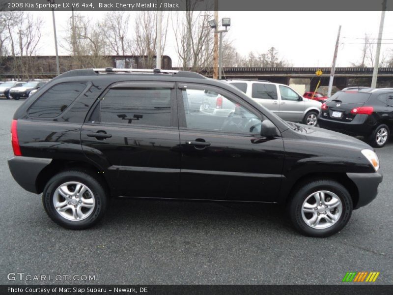 Black Cherry Metallic / Black 2008 Kia Sportage LX V6 4x4