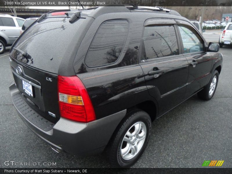Black Cherry Metallic / Black 2008 Kia Sportage LX V6 4x4