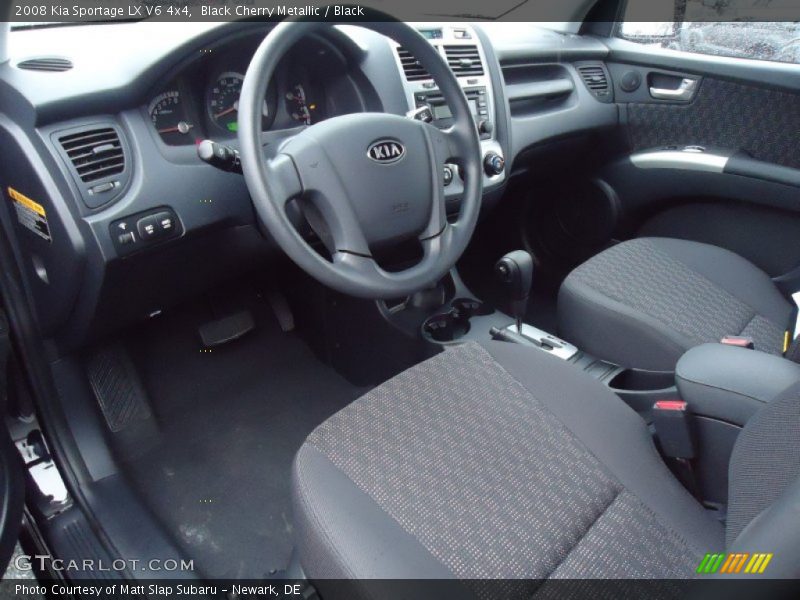 Black Interior - 2008 Sportage LX V6 4x4 