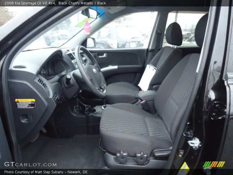  2008 Sportage LX V6 4x4 Black Interior