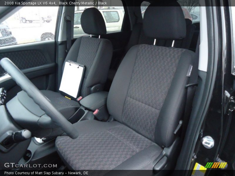 Black Cherry Metallic / Black 2008 Kia Sportage LX V6 4x4