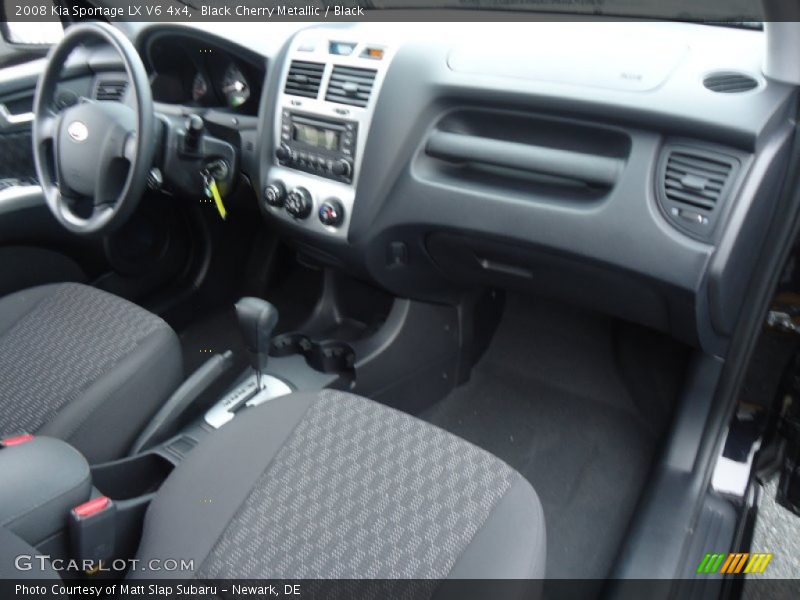 Black Cherry Metallic / Black 2008 Kia Sportage LX V6 4x4