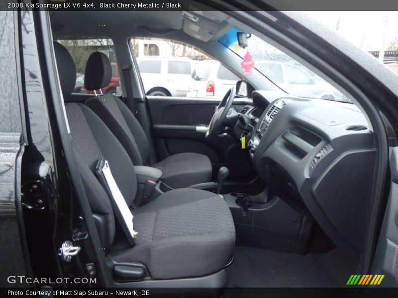 Black Cherry Metallic / Black 2008 Kia Sportage LX V6 4x4