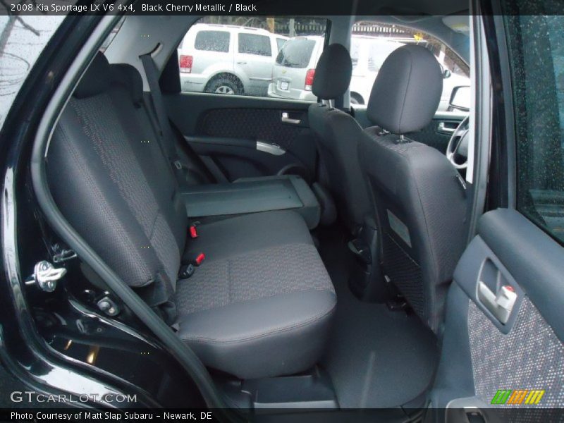 Black Cherry Metallic / Black 2008 Kia Sportage LX V6 4x4