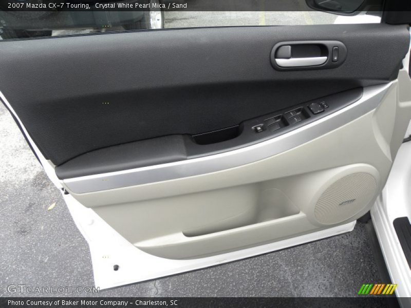 Crystal White Pearl Mica / Sand 2007 Mazda CX-7 Touring