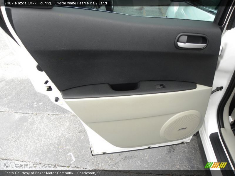 Crystal White Pearl Mica / Sand 2007 Mazda CX-7 Touring