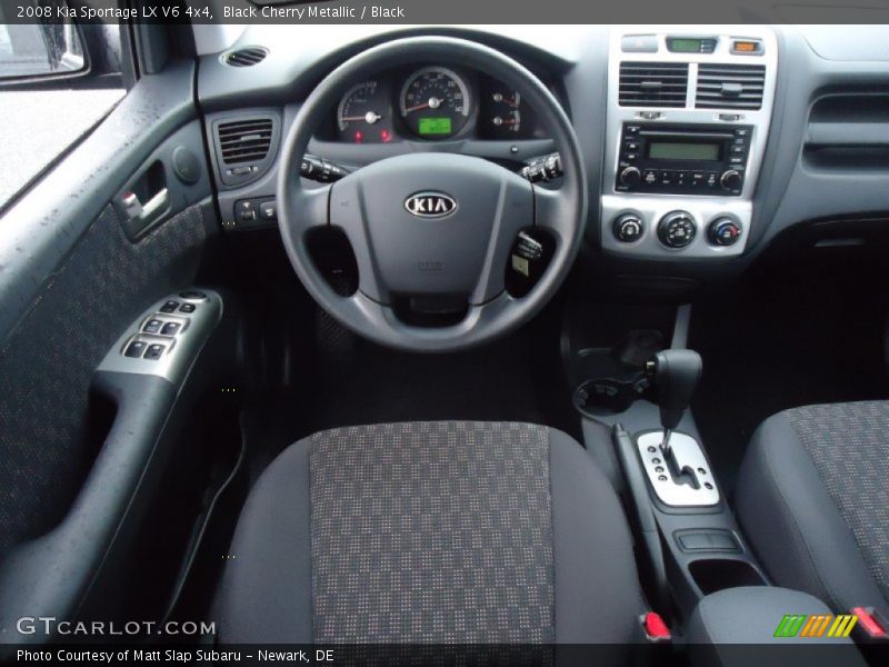 Black Cherry Metallic / Black 2008 Kia Sportage LX V6 4x4