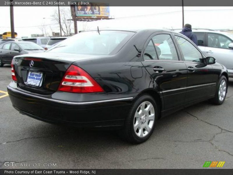 Black / Black 2005 Mercedes-Benz C 240 Sedan