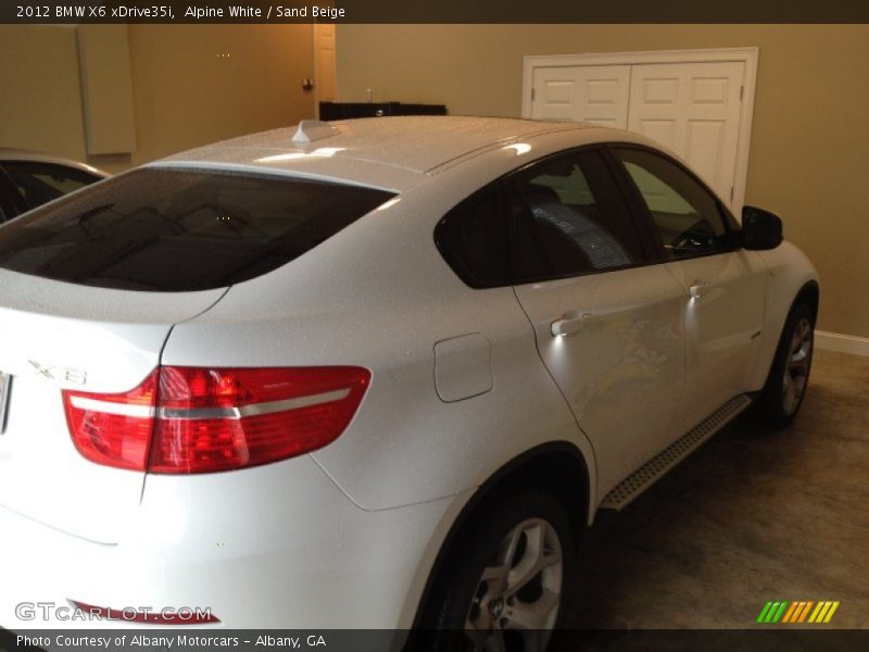 Alpine White / Sand Beige 2012 BMW X6 xDrive35i