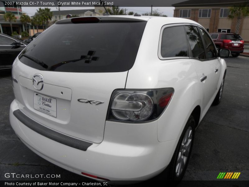 Crystal White Pearl Mica / Sand 2007 Mazda CX-7 Touring