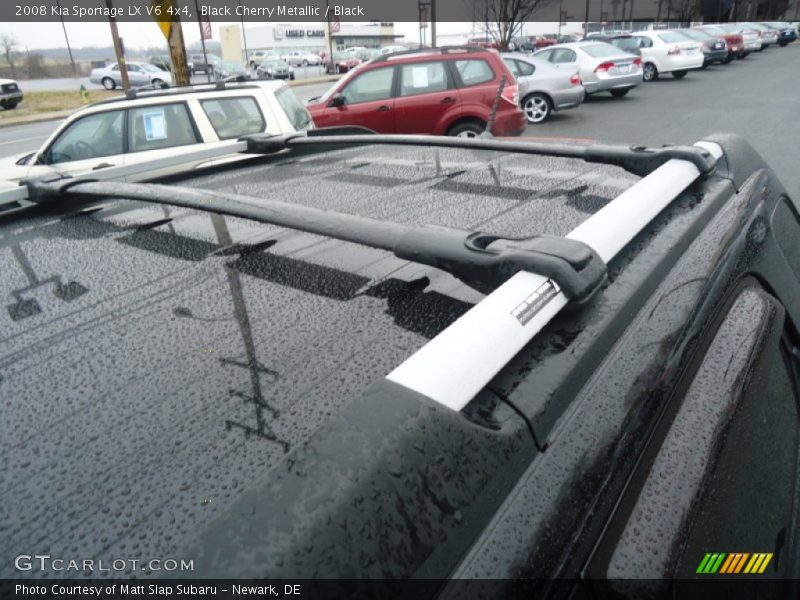 Black Cherry Metallic / Black 2008 Kia Sportage LX V6 4x4