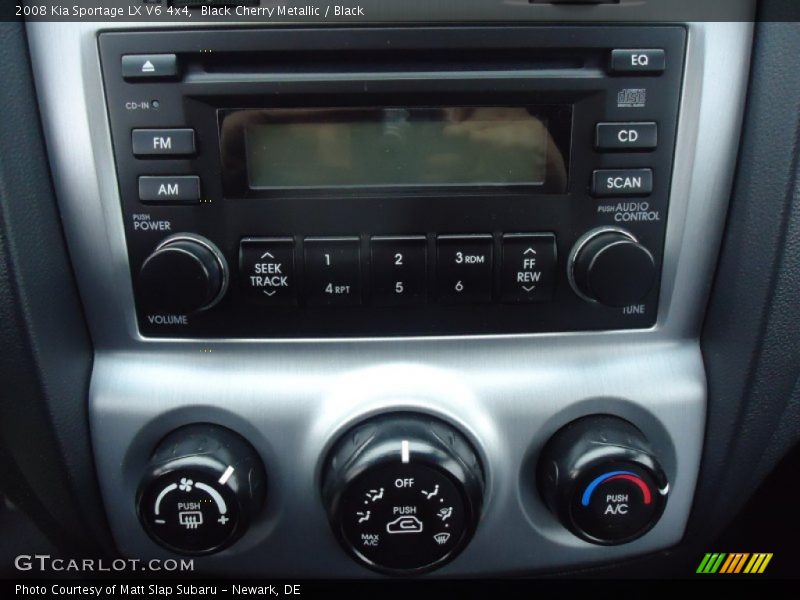 Black Cherry Metallic / Black 2008 Kia Sportage LX V6 4x4