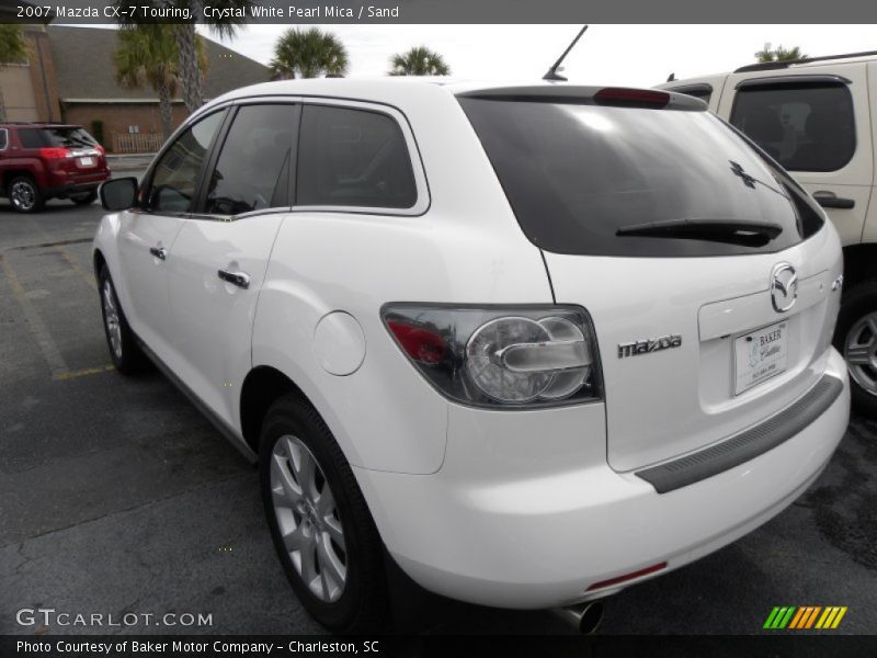 Crystal White Pearl Mica / Sand 2007 Mazda CX-7 Touring