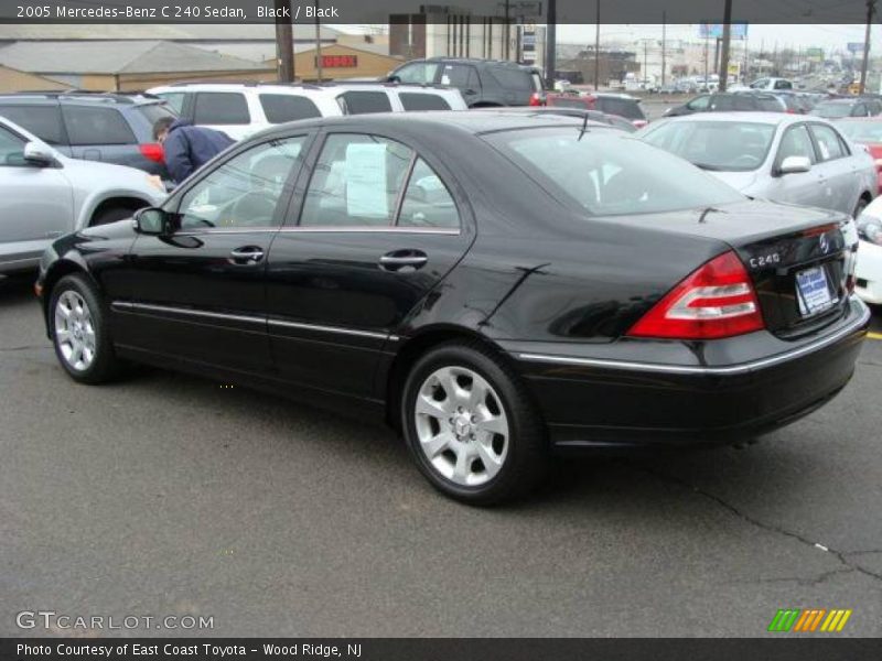 Black / Black 2005 Mercedes-Benz C 240 Sedan