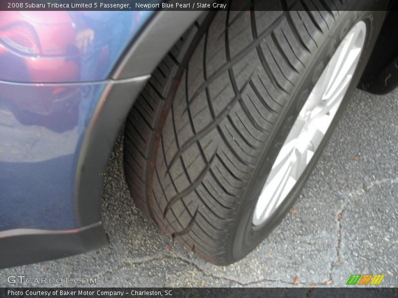 Newport Blue Pearl / Slate Gray 2008 Subaru Tribeca Limited 5 Passenger