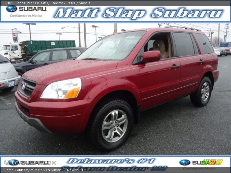 Redrock Pearl / Saddle 2005 Honda Pilot EX 4WD