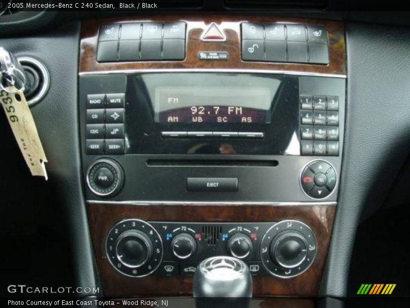 Black / Black 2005 Mercedes-Benz C 240 Sedan