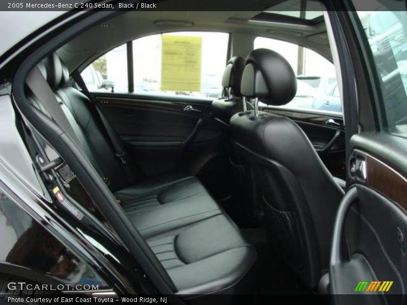 Black / Black 2005 Mercedes-Benz C 240 Sedan