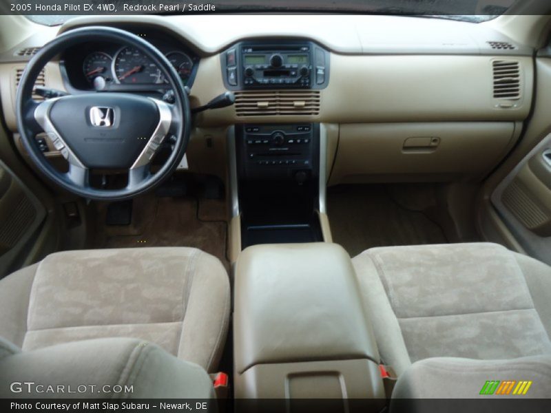 Redrock Pearl / Saddle 2005 Honda Pilot EX 4WD
