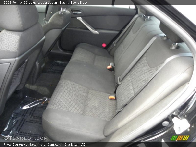 Black / Ebony Black 2008 Pontiac G6 Value Leader Sedan