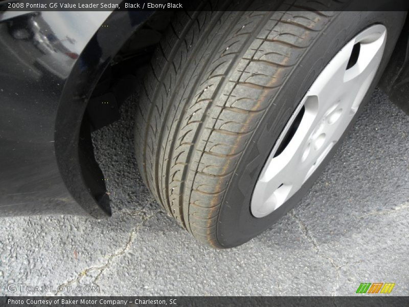 Black / Ebony Black 2008 Pontiac G6 Value Leader Sedan