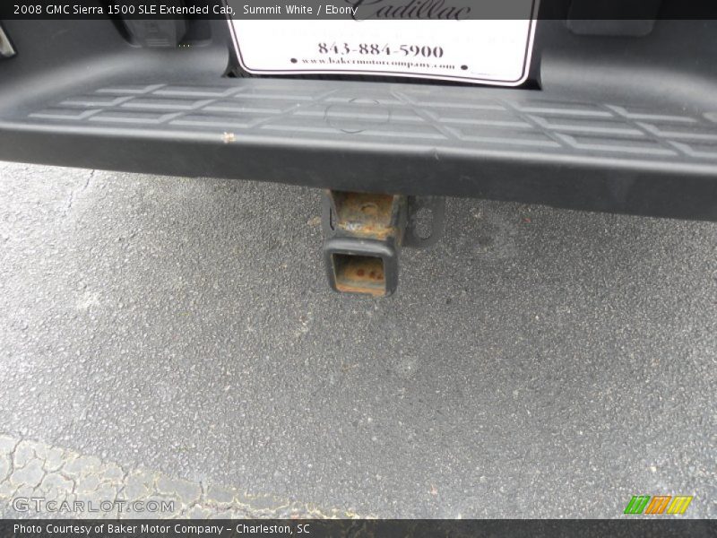 Summit White / Ebony 2008 GMC Sierra 1500 SLE Extended Cab