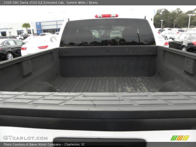 Summit White / Ebony 2008 GMC Sierra 1500 SLE Extended Cab