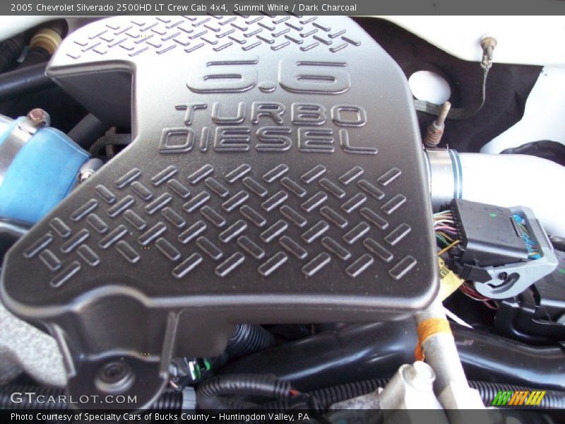 Summit White / Dark Charcoal 2005 Chevrolet Silverado 2500HD LT Crew Cab 4x4