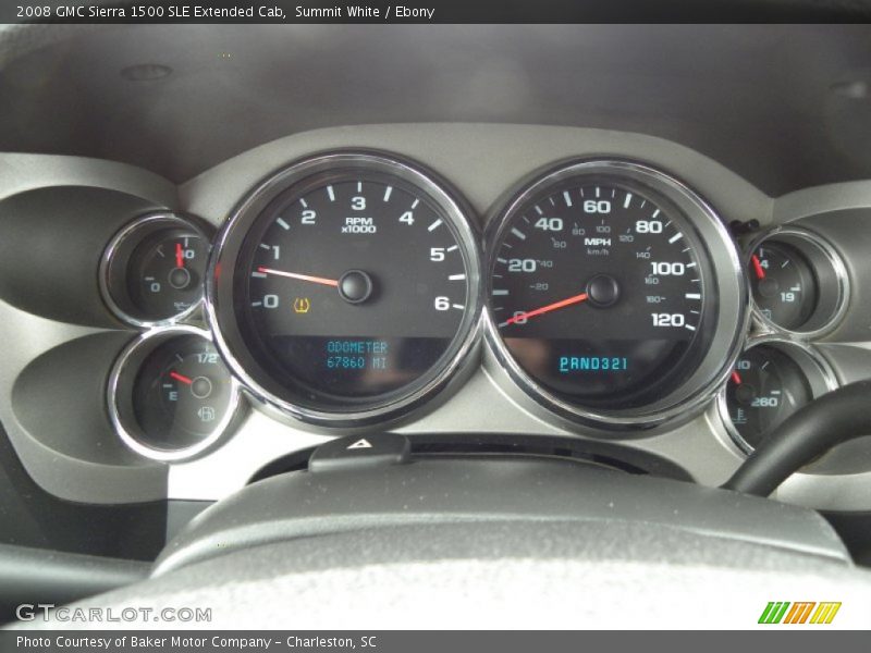 Summit White / Ebony 2008 GMC Sierra 1500 SLE Extended Cab