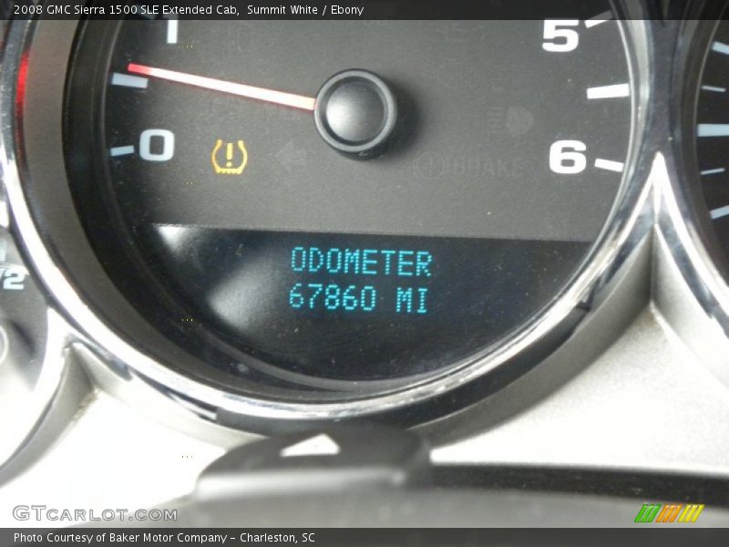 Summit White / Ebony 2008 GMC Sierra 1500 SLE Extended Cab