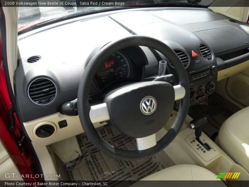 Salsa Red / Cream Beige 2008 Volkswagen New Beetle SE Coupe