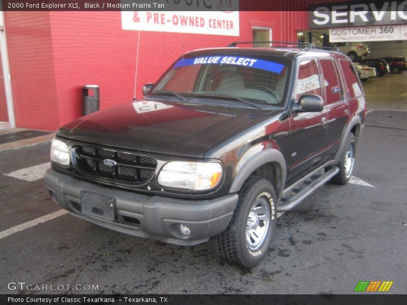 Black / Medium Prairie Tan 2000 Ford Explorer XLS