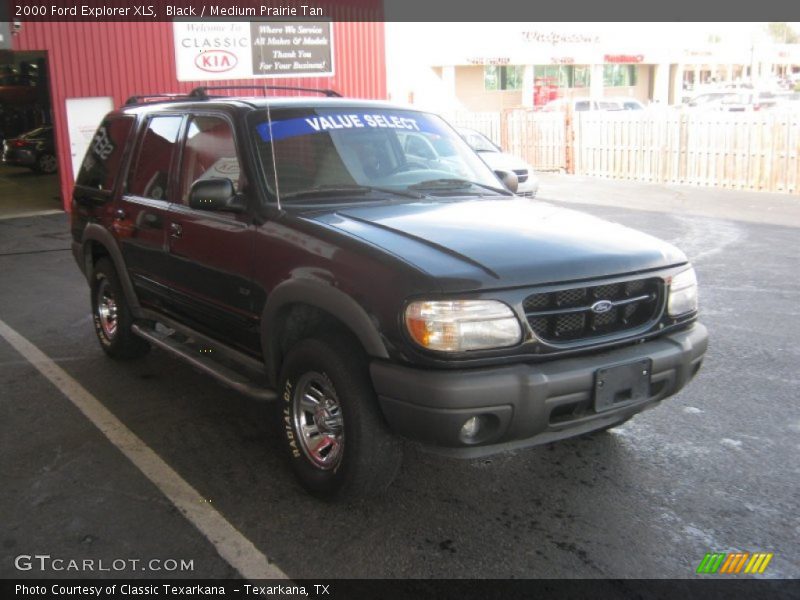 Black / Medium Prairie Tan 2000 Ford Explorer XLS
