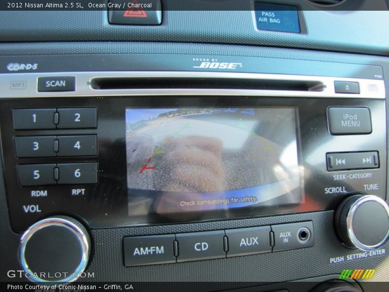 Ocean Gray / Charcoal 2012 Nissan Altima 2.5 SL