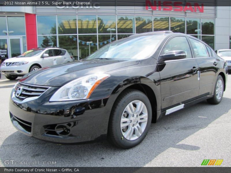 Super Black / Charcoal 2012 Nissan Altima 2.5 SL
