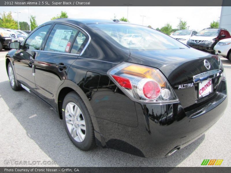 Super Black / Charcoal 2012 Nissan Altima 2.5 SL