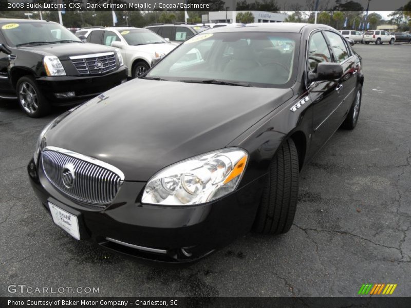 Dark Crimson Metallic / Cocoa/Cashmere 2008 Buick Lucerne CXS