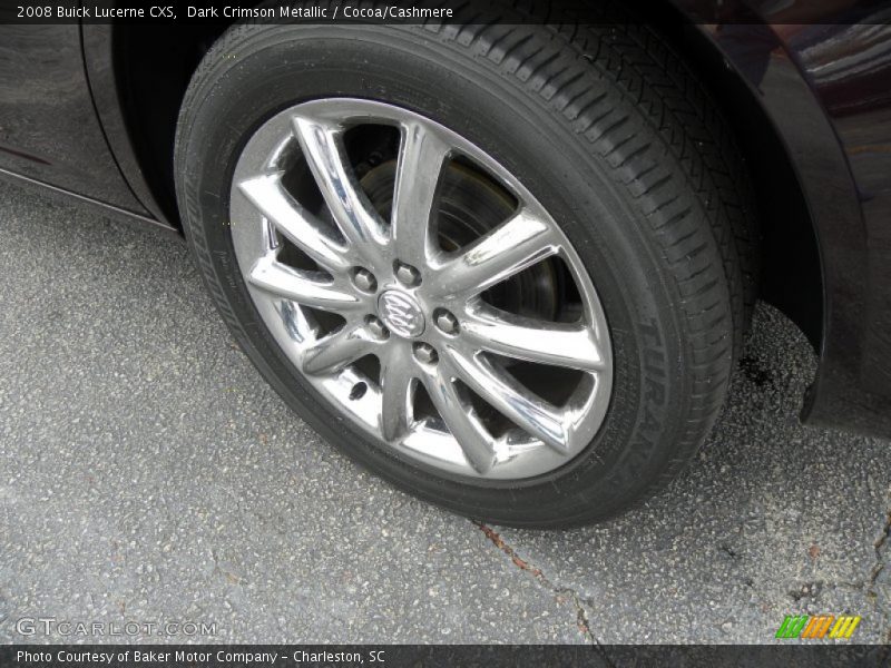 Dark Crimson Metallic / Cocoa/Cashmere 2008 Buick Lucerne CXS