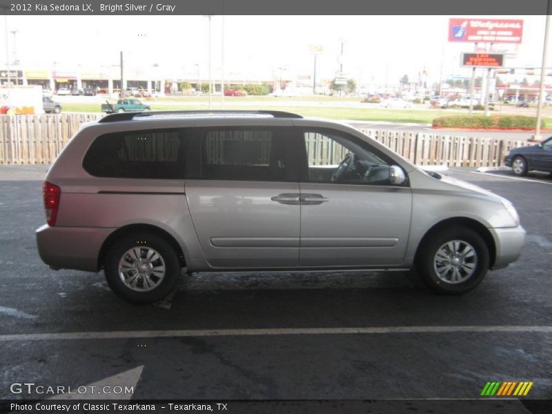 Bright Silver / Gray 2012 Kia Sedona LX