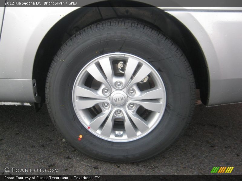 Bright Silver / Gray 2012 Kia Sedona LX