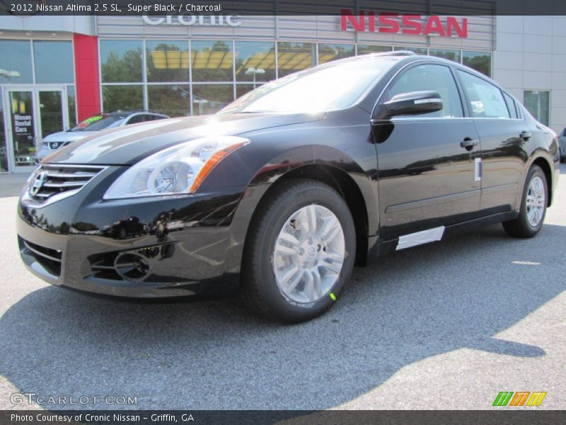 Super Black / Charcoal 2012 Nissan Altima 2.5 SL