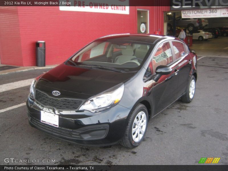 Midnight Black / Beige 2012 Kia Rio LX