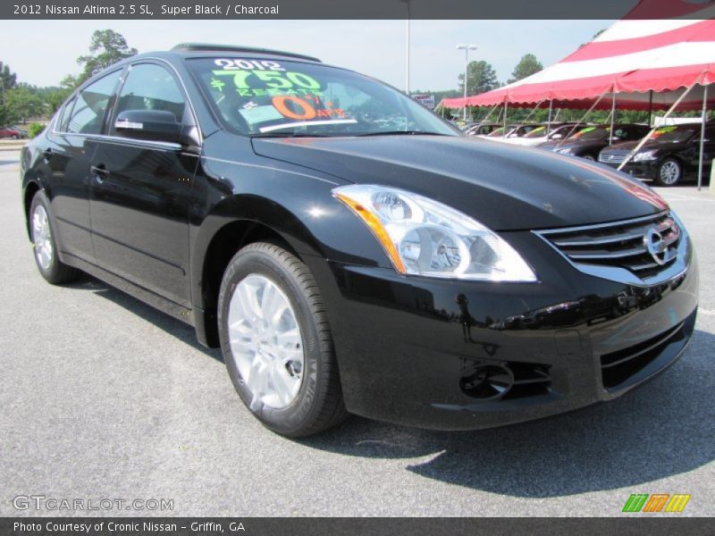 Super Black / Charcoal 2012 Nissan Altima 2.5 SL