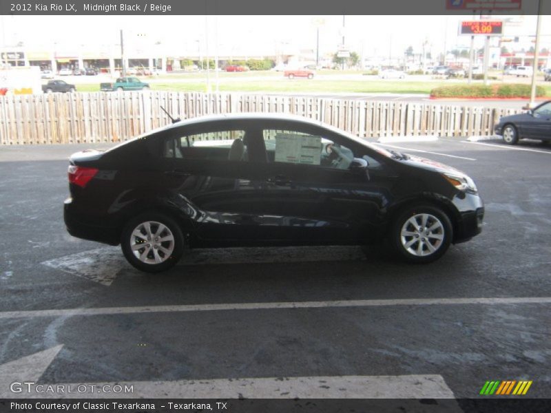 Midnight Black / Beige 2012 Kia Rio LX